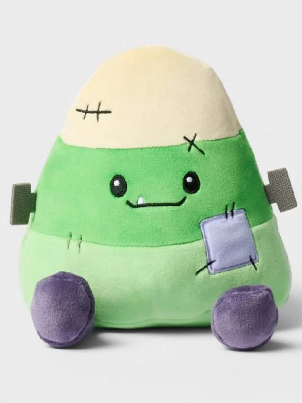 Halloween Frankenstein Candy Corn 7” Plush Green Monster